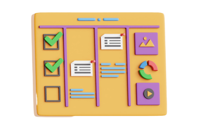 צינור מכירות, מסע לקוח ומשפך מכירה על מסך צהוב